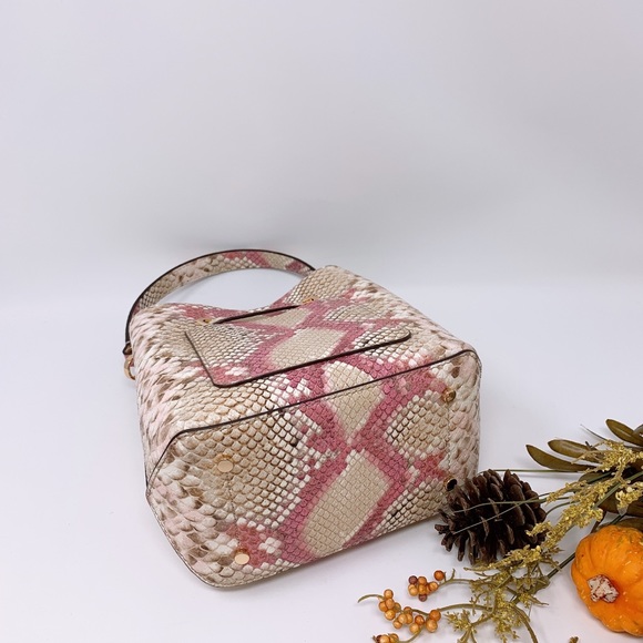 Kate Spade Eva Snake Small Bucket Bag - Picture 7 of 8